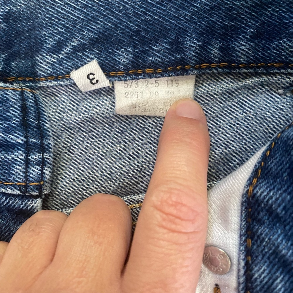 Vintage orange tag straight‎ leg Levi’s size 3 - Picture 5 of 15